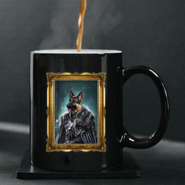 Personalized Dog Gift Idea - Royal Dog's Portrait 13 For Dog Lovers - Black Mug